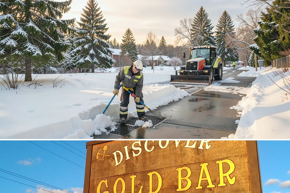 Grocery Store Sidewalk Clearing in Gold Bar, Snohomish County, WA - Grocery demand is highest from late November through February, when heavy daily traffic packs doorway snow into ice between...