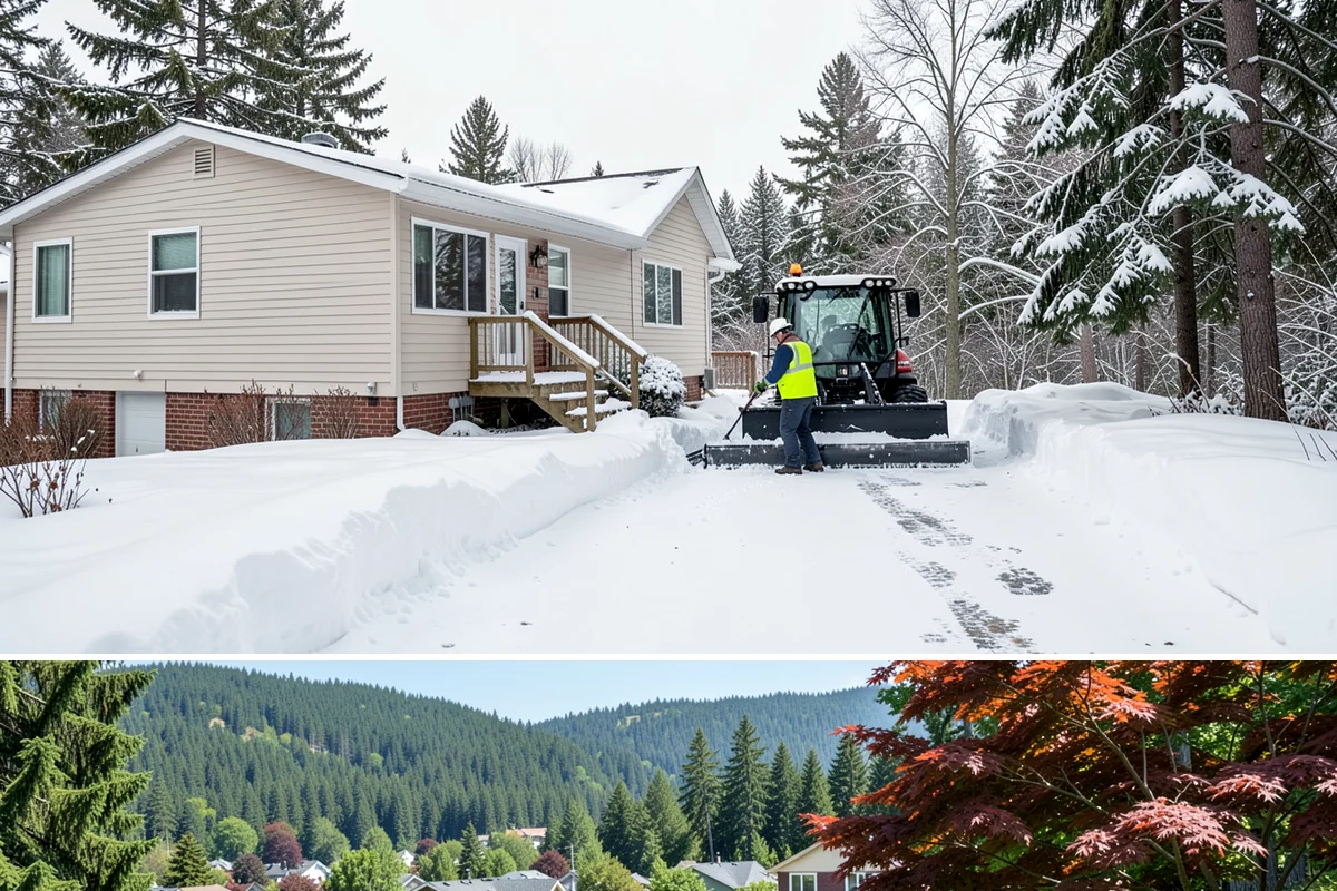 Grocery Store Sidewalk Clearing in Index, Snohomish County, WA - Grocery demand is highest from late November through February, when heavy daily traffic packs doorway snow into ice between...