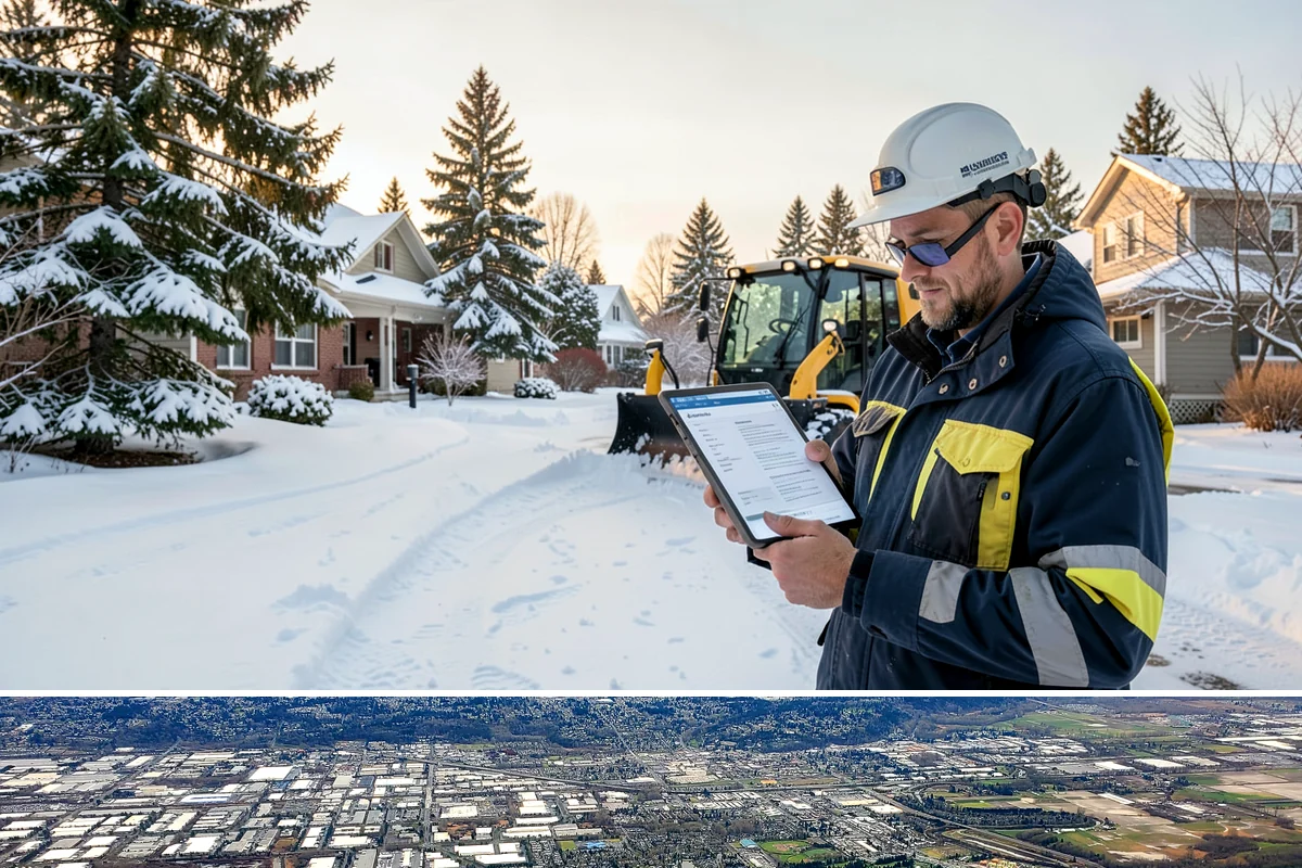 Grocery Store Sidewalk Clearing in Kent, King County, WA - Grocery demand is highest from late November through February, when heavy daily traffic packs doorway snow into ice between...