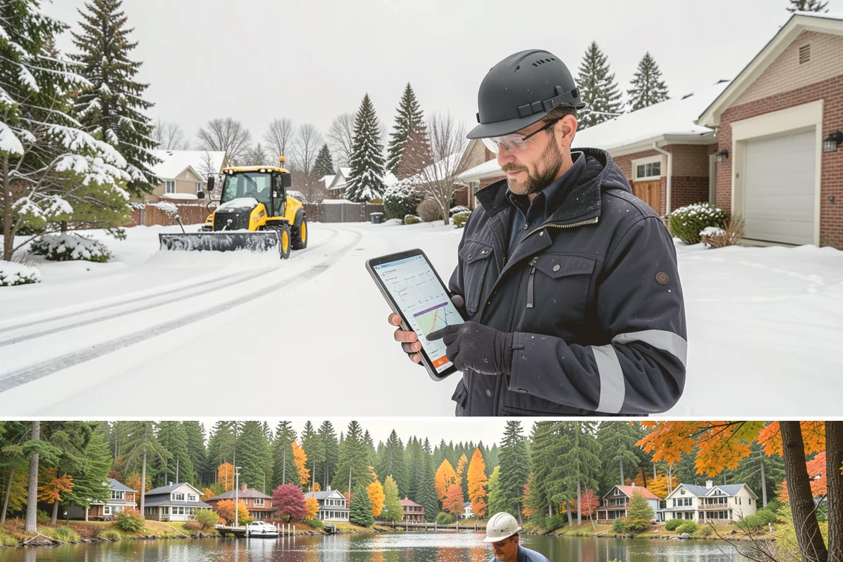 Grocery Store Sidewalk Clearing in La Conner, Skagit County, WA - Grocery demand is highest from late November through February, when heavy daily traffic packs doorway snow into ice between...