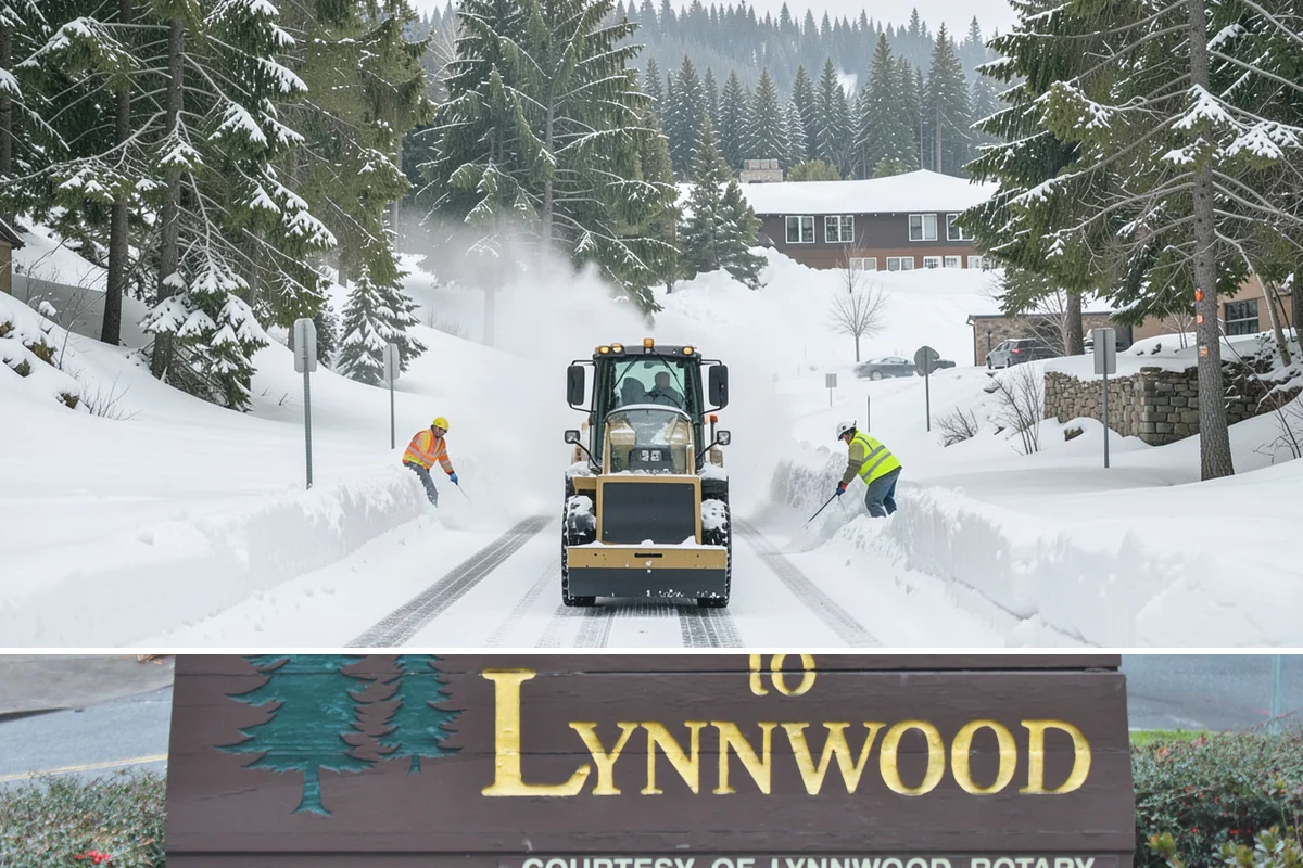 Grocery Store Sidewalk Clearing in Lynnwood, Snohomish County, WA - Grocery demand is highest from late November through February, when heavy daily traffic packs doorway snow into ice between...