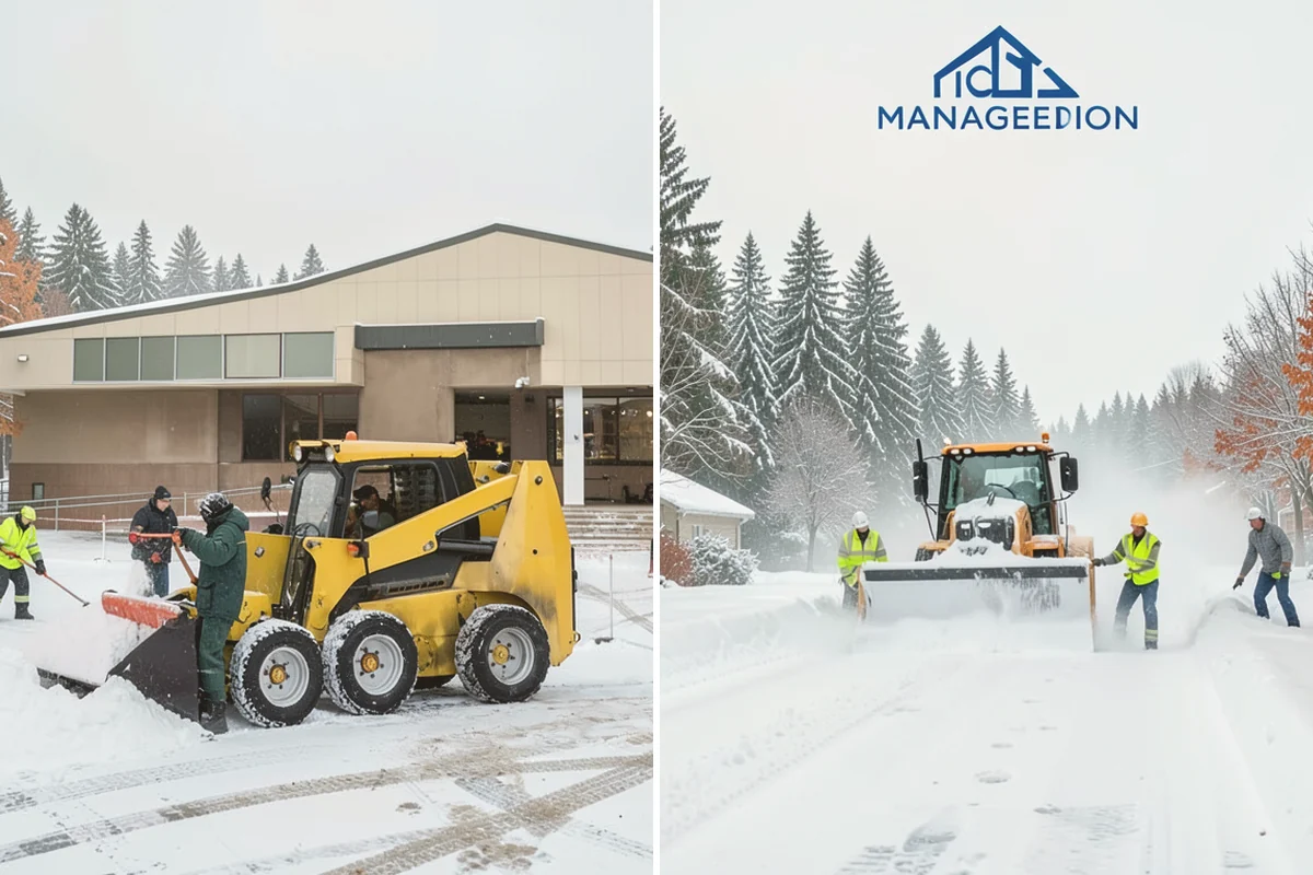 Grocery Store Sidewalk Clearing in Snohomish, Snohomish County, WA - Clear the entrance vestibule and cart lanes before opening