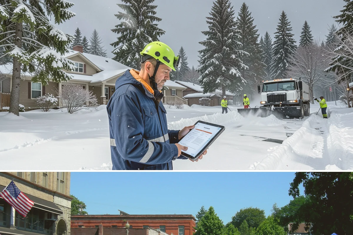 Grocery Store Sidewalk Clearing in Snohomish, Snohomish County, WA - Grocery demand is highest from late November through February, when heavy daily traffic packs doorway snow into ice between...