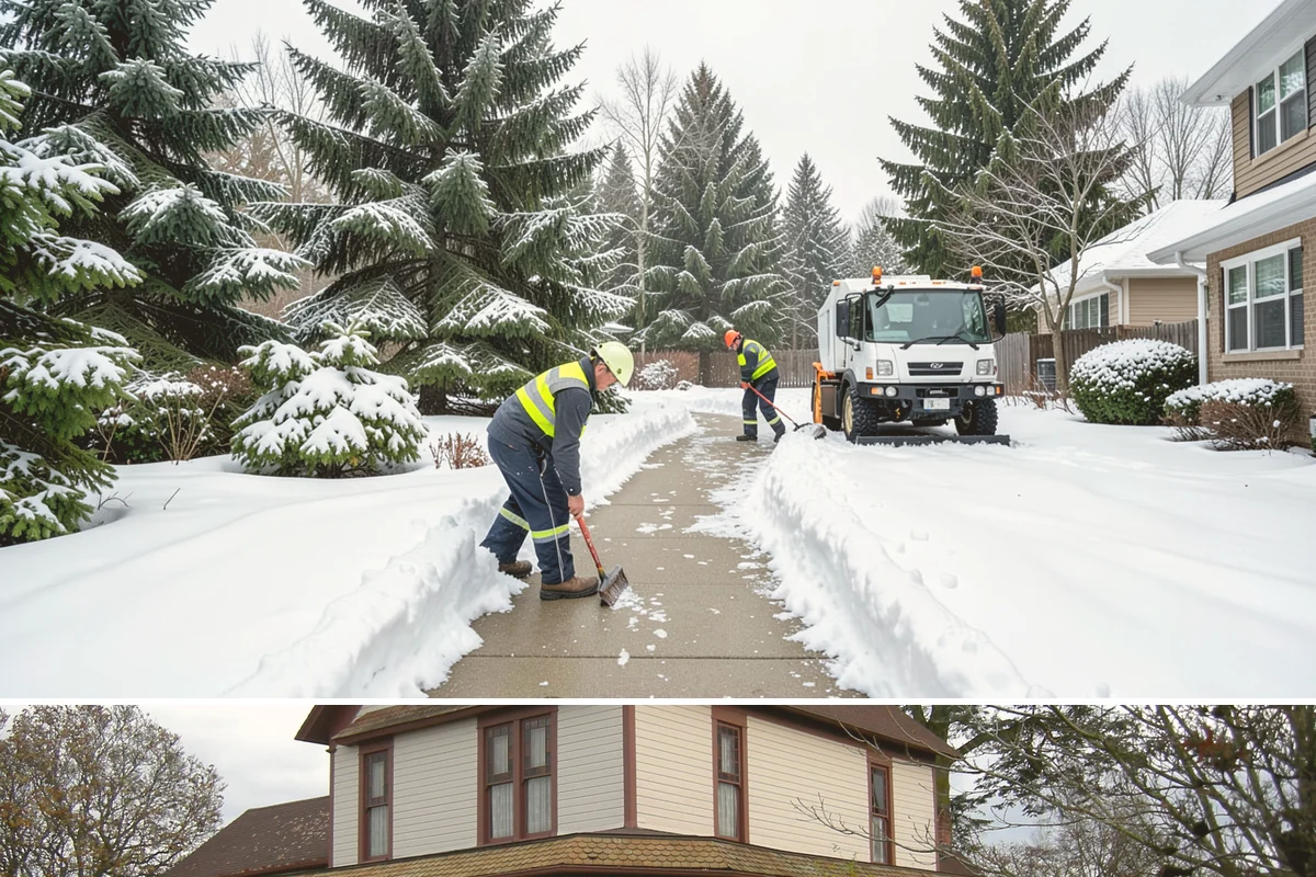 Grocery Store Sidewalk Clearing in Sumner, Pierce County, WA - Grocery demand is highest from late November through February, when heavy daily traffic packs doorway snow into ice between...
