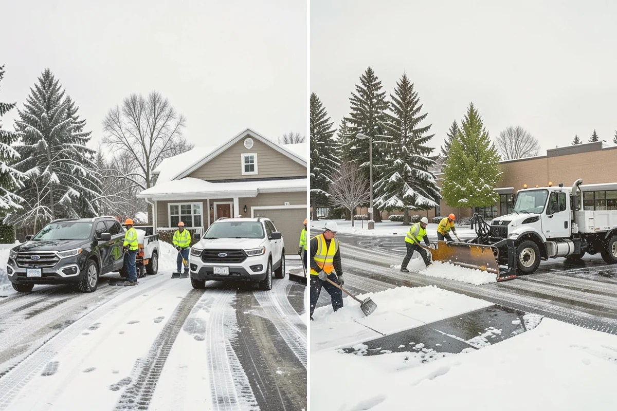 Grocery Store Snow Plowing in Algona, King County, WA - Confirm store hours and receiving-dock schedule with management