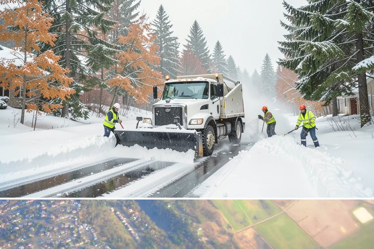 Grocery Store Snow Plowing in Algona, King County, WA - Line up service before winter so your store stays open through every pre-storm rush.