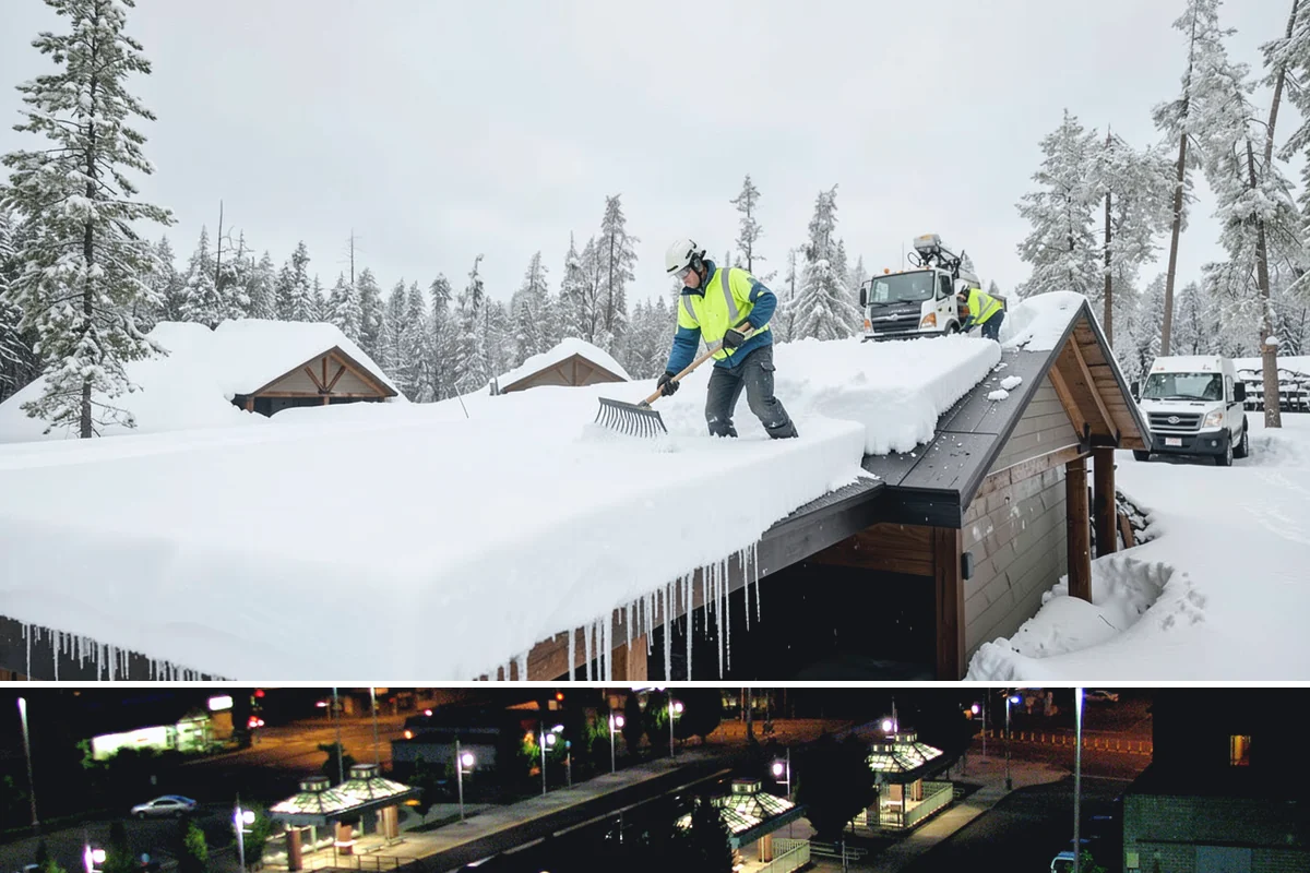 Grocery Store Snow Plowing in Auburn, King County, WA - Line up service before winter so your store stays open through every pre-storm rush.