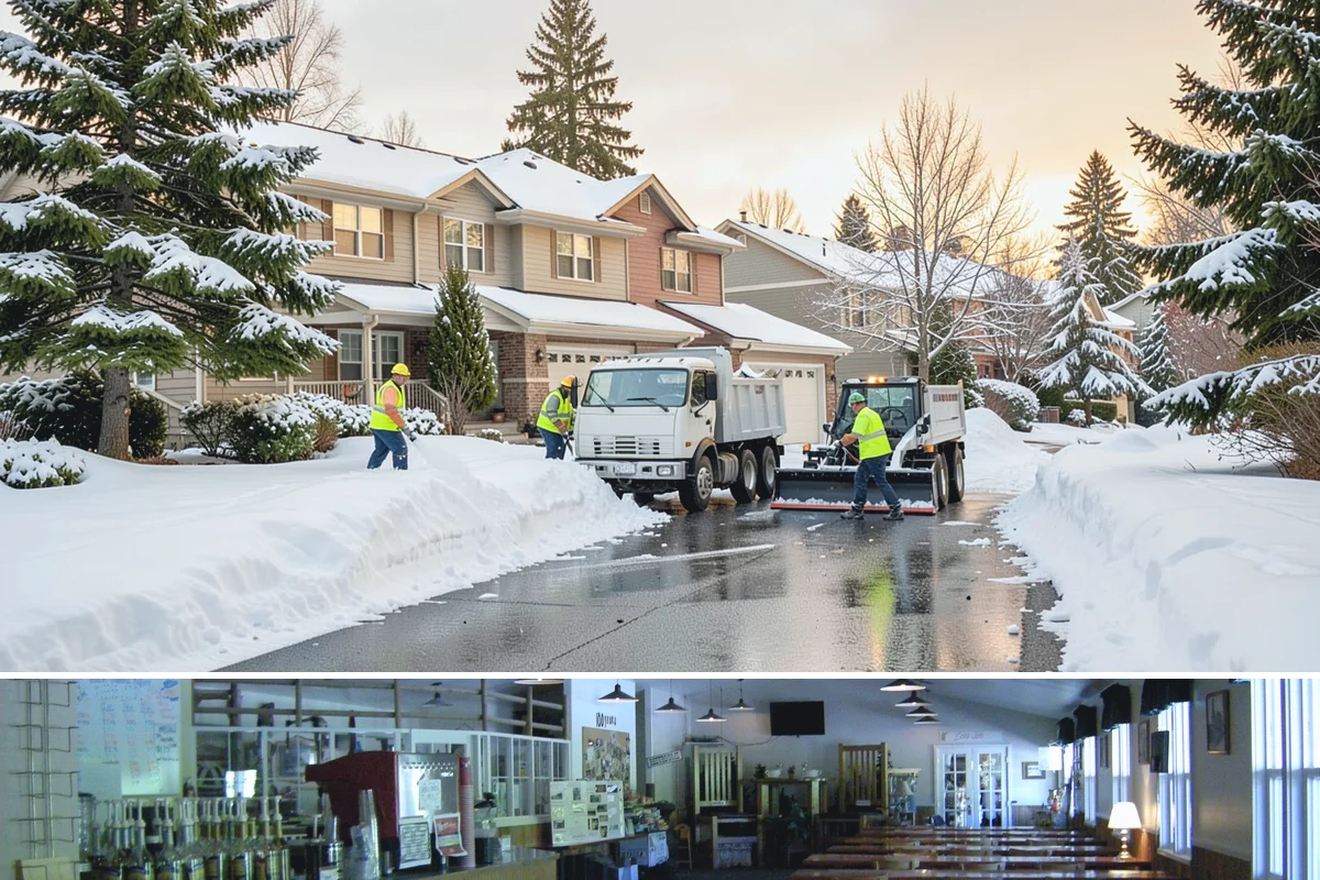 Grocery Store Snow Plowing in Black Diamond, King County, WA - Line up service before winter so your store stays open through every pre-storm rush.