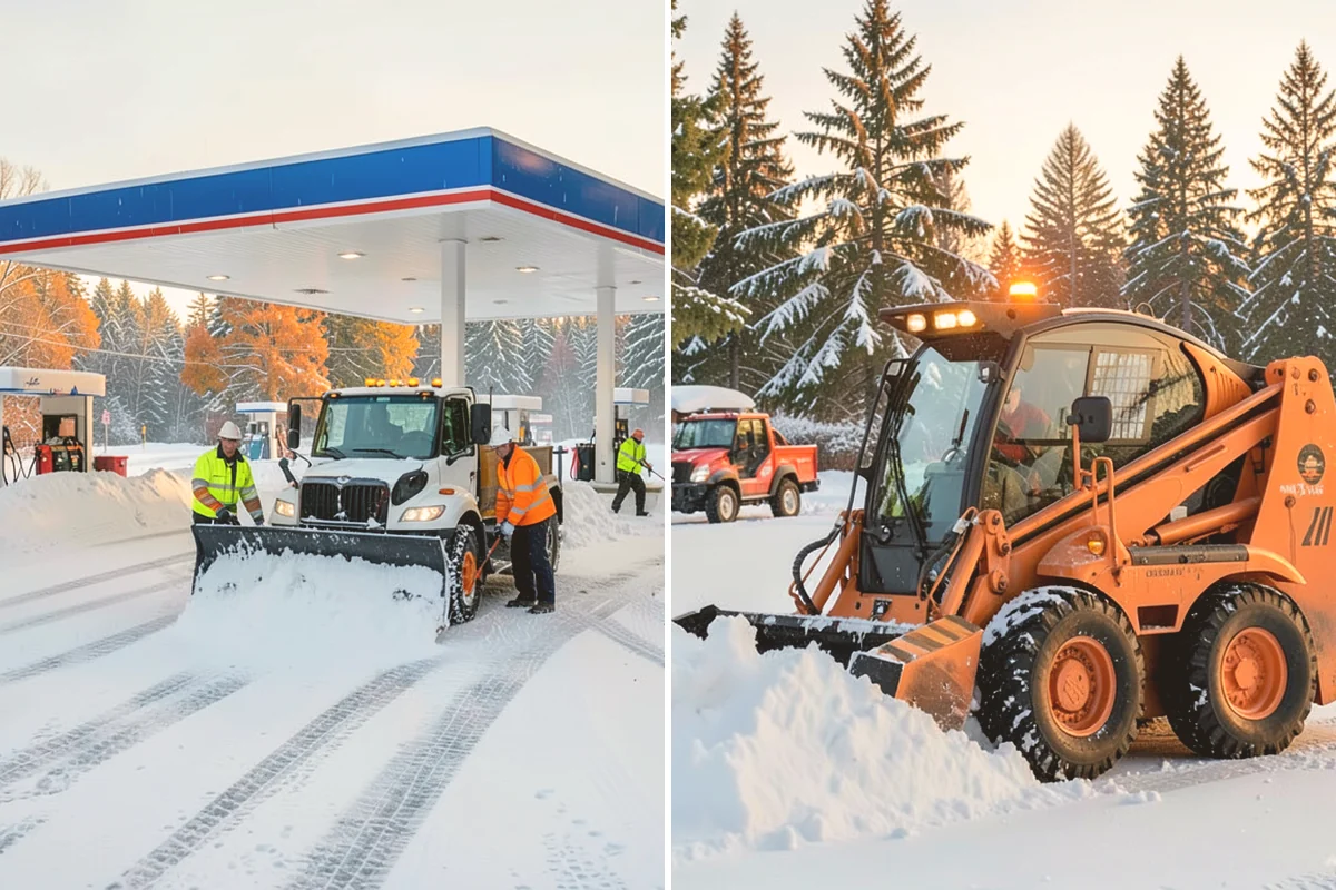 Grocery Store Snow Plowing in Brier, Snohomish County, WA - Confirm store hours and receiving-dock schedule with management