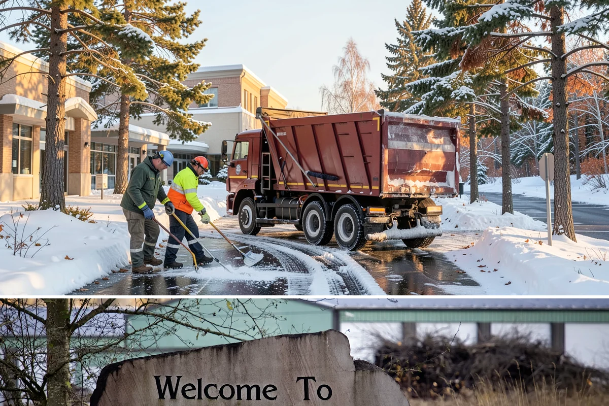 Grocery Store Snow Plowing in Buckley, Pierce County, WA - Line up service before winter so your store stays open through every pre-storm rush.
