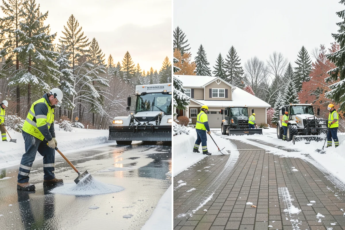 Grocery Store Snow Plowing in Burlington, Skagit County, WA - Confirm store hours and receiving-dock schedule with management