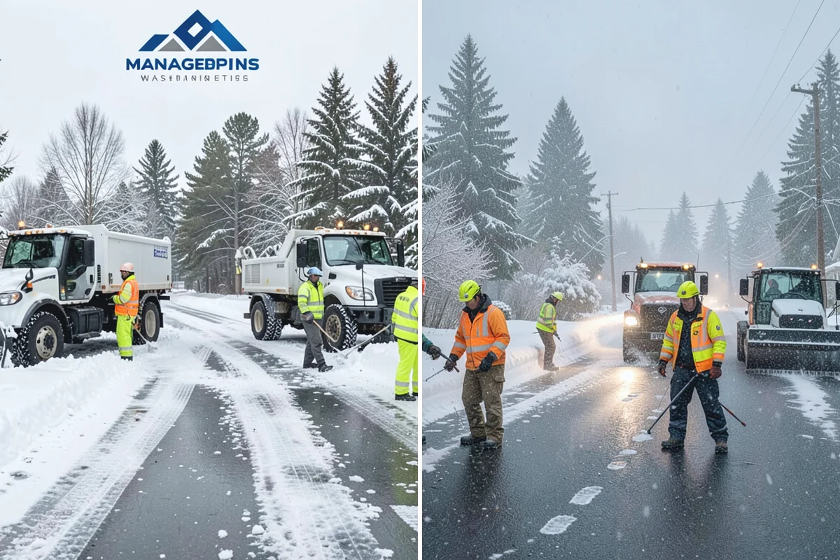 Grocery Store Snow Plowing in Coupeville, Island County, WA - Confirm store hours and receiving-dock schedule with management