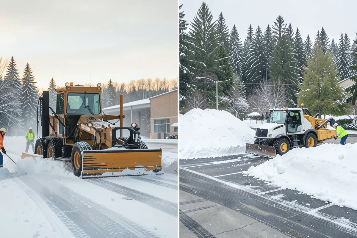 Grocery Store Snow Plowing in Darrington, Snohomish County, WA - Confirm store hours and receiving-dock schedule with management