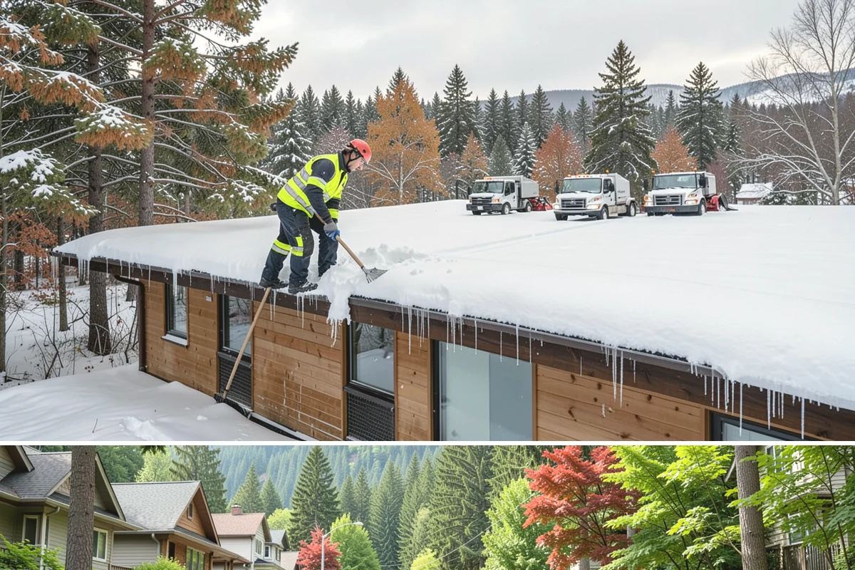 Grocery Store Snow Plowing in Darrington, Snohomish County, WA - Line up service before winter so your store stays open through every pre-storm rush.