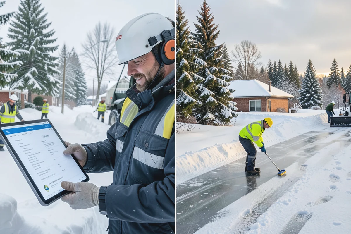 Grocery Store Snow Plowing in Des Moines, King County, WA - Confirm store hours and receiving-dock schedule with management