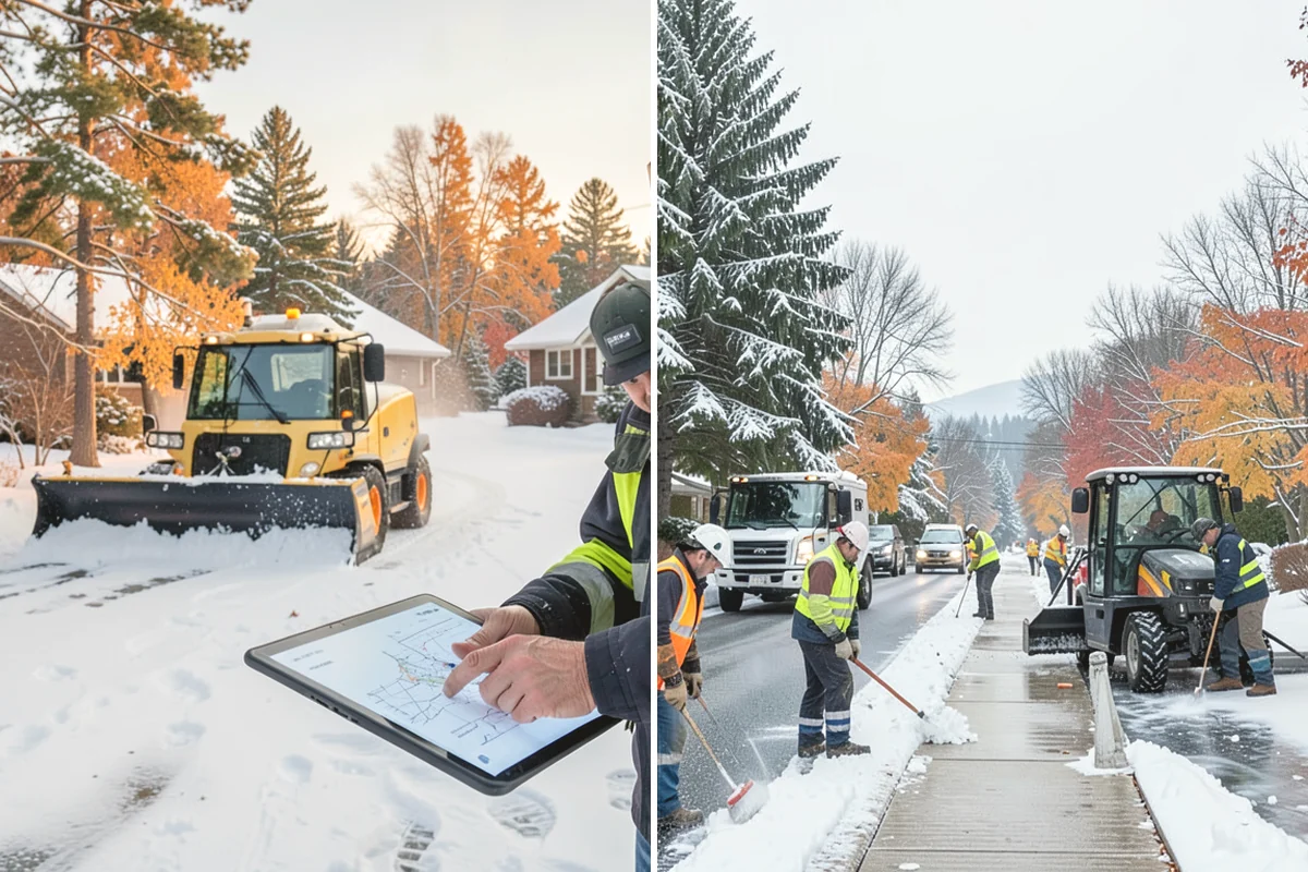 Grocery Store Snow Plowing in Duvall, King County, WA - Confirm store hours and receiving-dock schedule with management