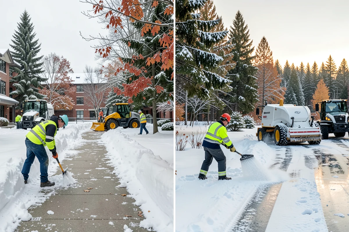 Grocery Store Snow Plowing in Everett, Snohomish County, WA - Confirm store hours and receiving-dock schedule with management