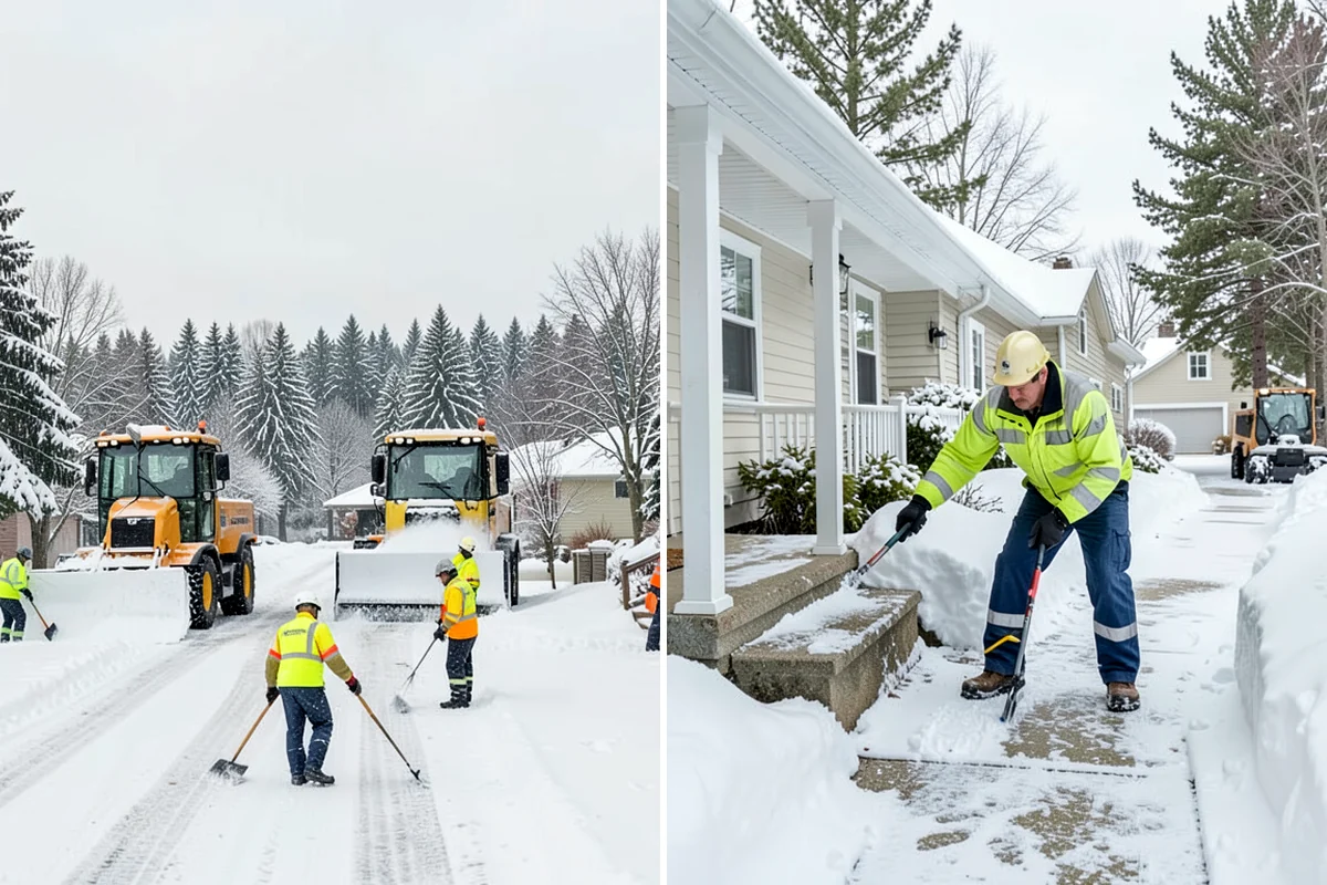 Grocery Store Snow Plowing in Federal Way, King County, WA - Confirm store hours and receiving-dock schedule with management