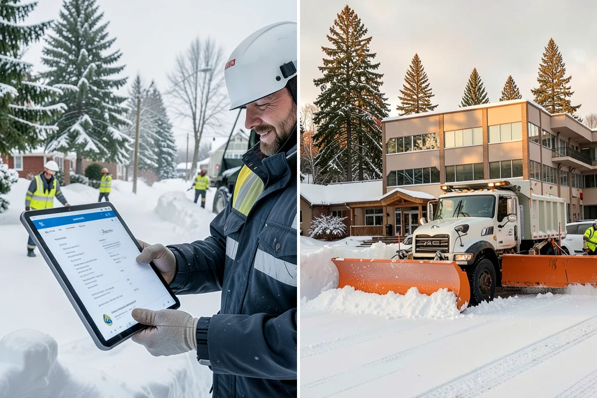 Grocery Store Snow Plowing in Fircrest, Pierce County, WA - Confirm store hours and receiving-dock schedule with management