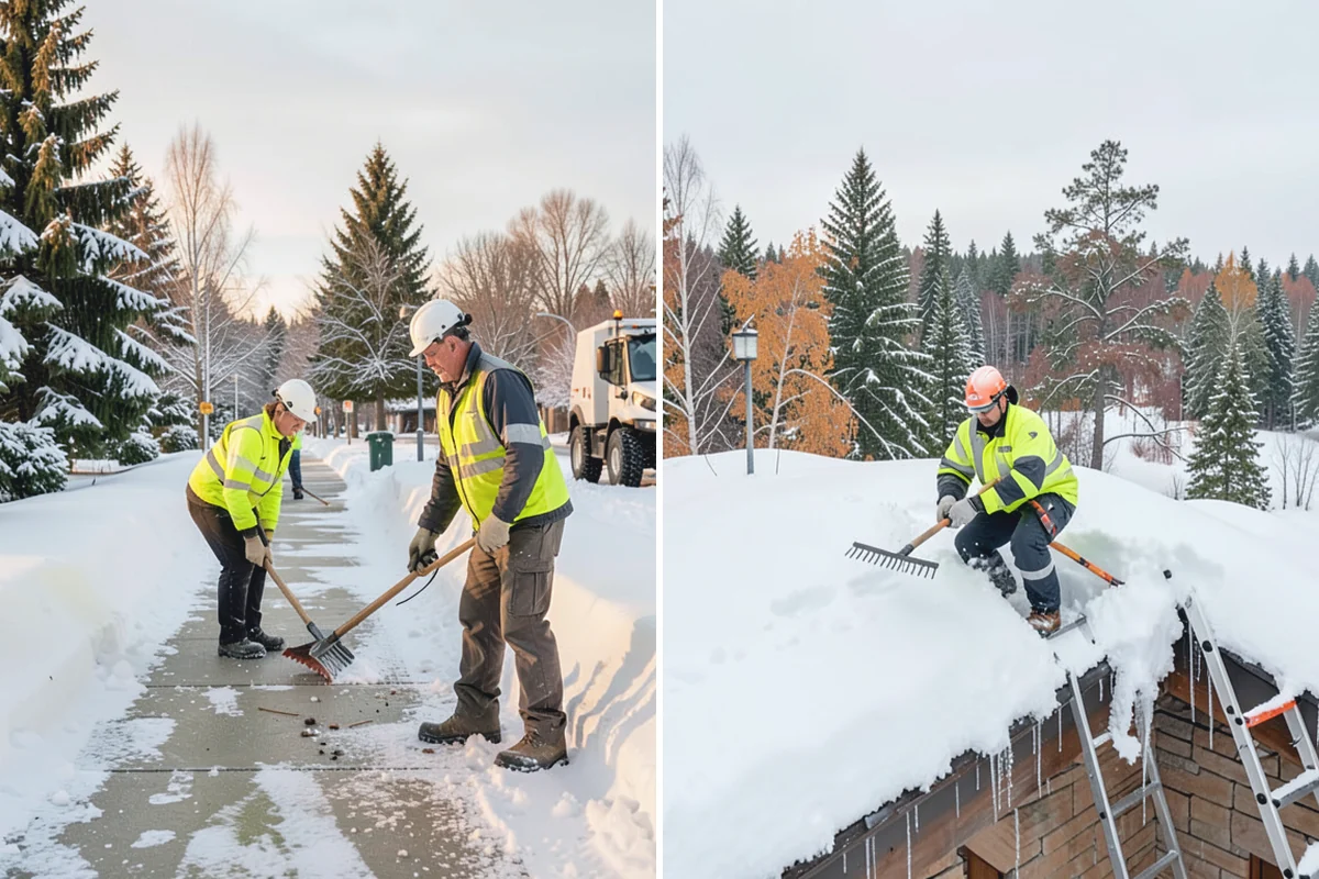 Grocery Store Snow Plowing in Gold Bar, Snohomish County, WA - Confirm store hours and receiving-dock schedule with management
