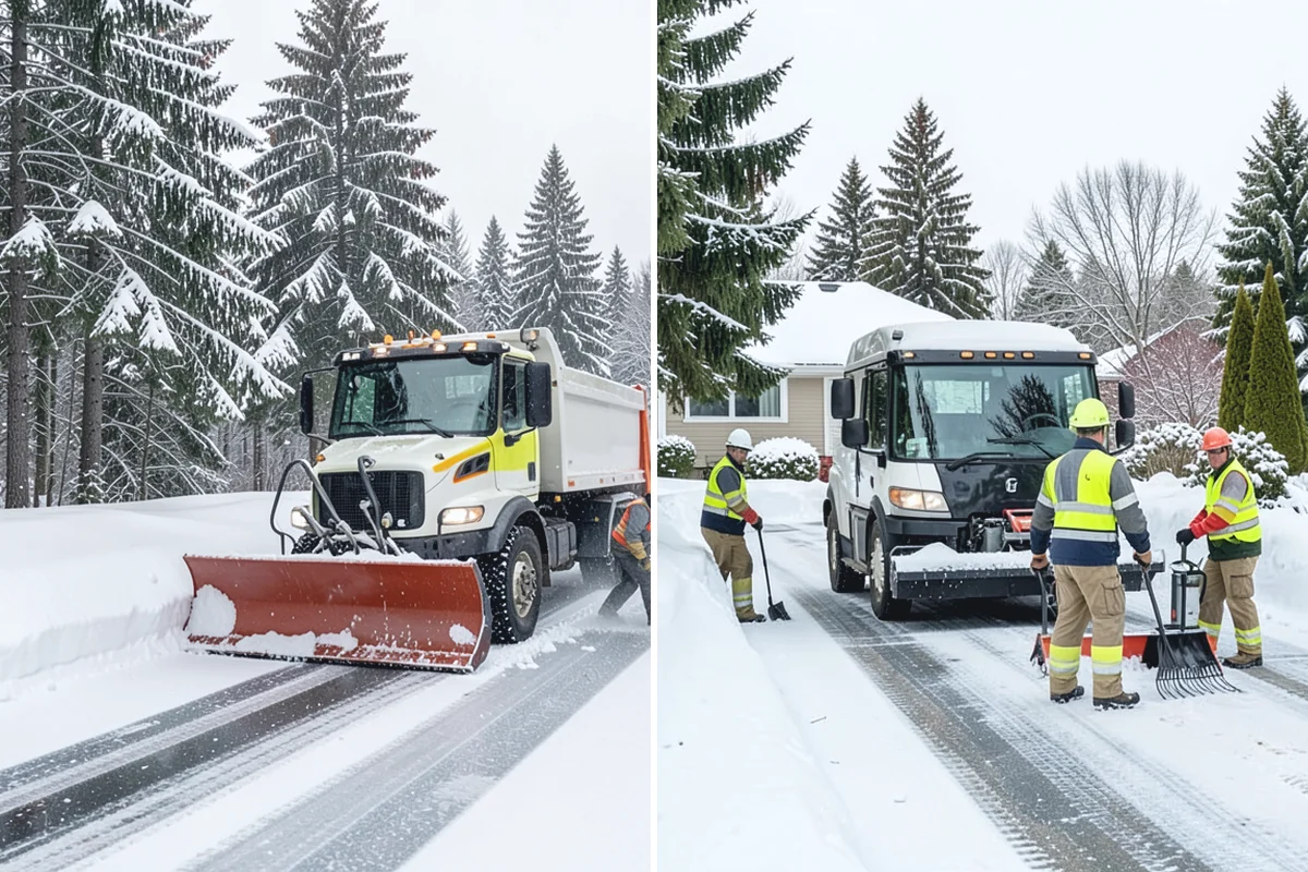 Grocery Store Snow Plowing in Hamilton, Skagit County, WA - Confirm store hours and receiving-dock schedule with management