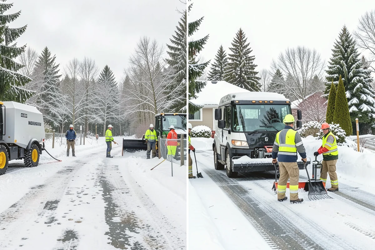 Grocery Store Snow Plowing in Issaquah, King County, WA - Confirm store hours and receiving-dock schedule with management