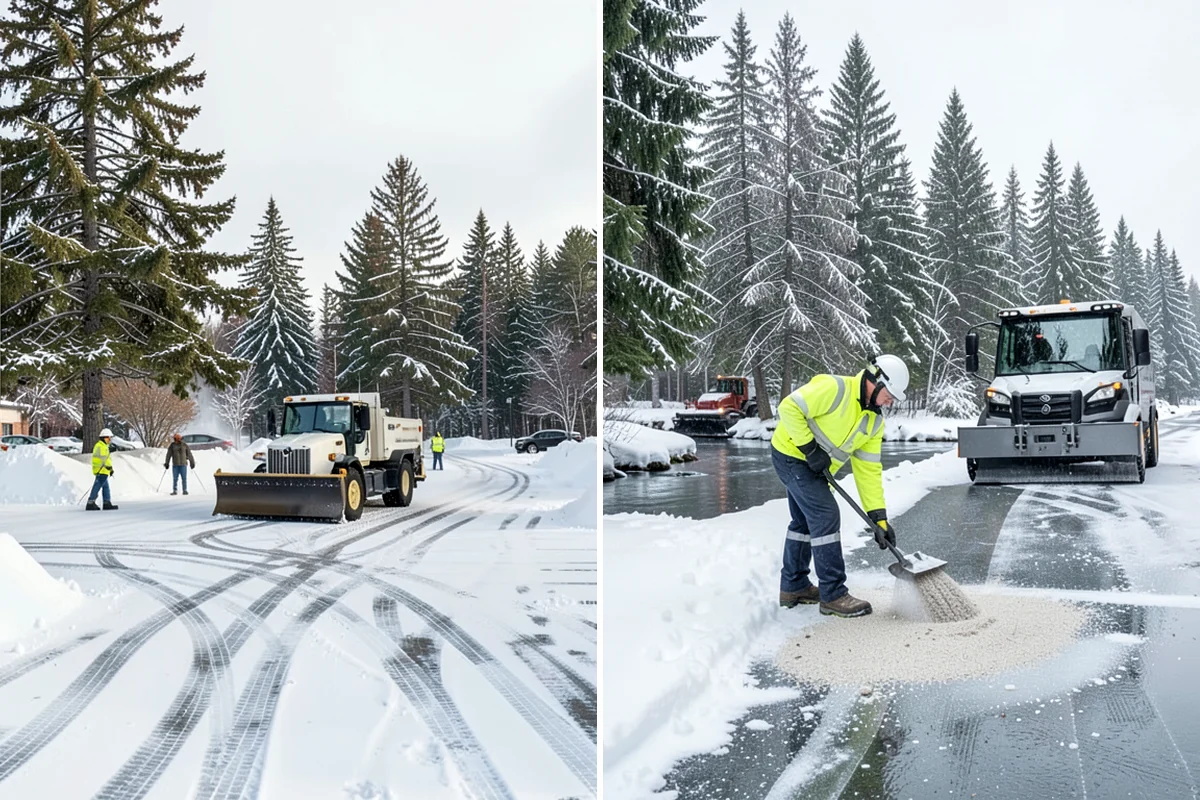 Grocery Store Snow Plowing in Kenmore, King County, WA - Confirm store hours and receiving-dock schedule with management