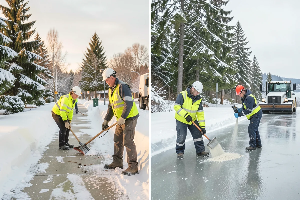 Grocery Store Snow Plowing in La Conner, Skagit County, WA - Confirm store hours and receiving-dock schedule with management