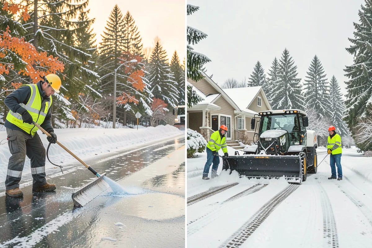 Grocery Store Snow Plowing in Langley, Island County, WA - Confirm store hours and receiving-dock schedule with management