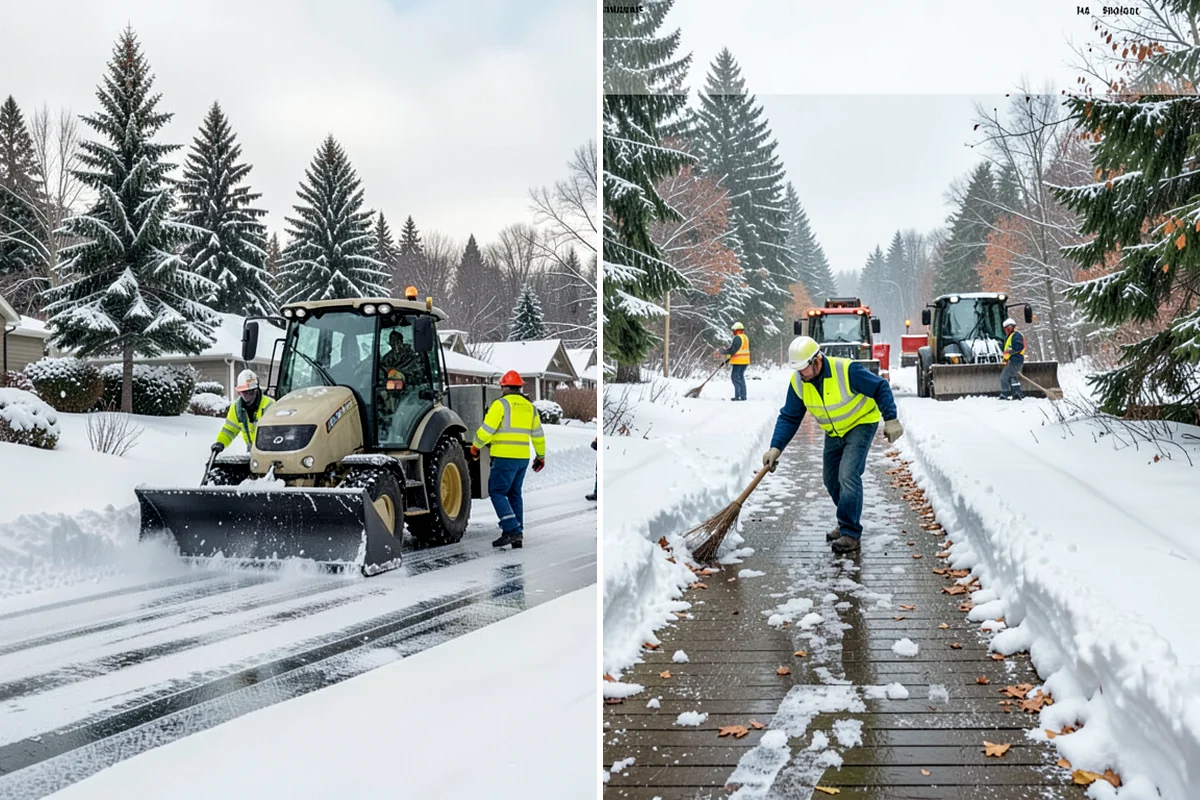 Grocery Store Snow Plowing in Lyman, Skagit County, WA - Confirm store hours and receiving-dock schedule with management
