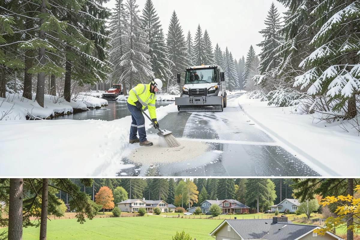 Grocery Store Snow Plowing in Lyman, Skagit County, WA - Line up service before winter so your store stays open through every pre-storm rush.