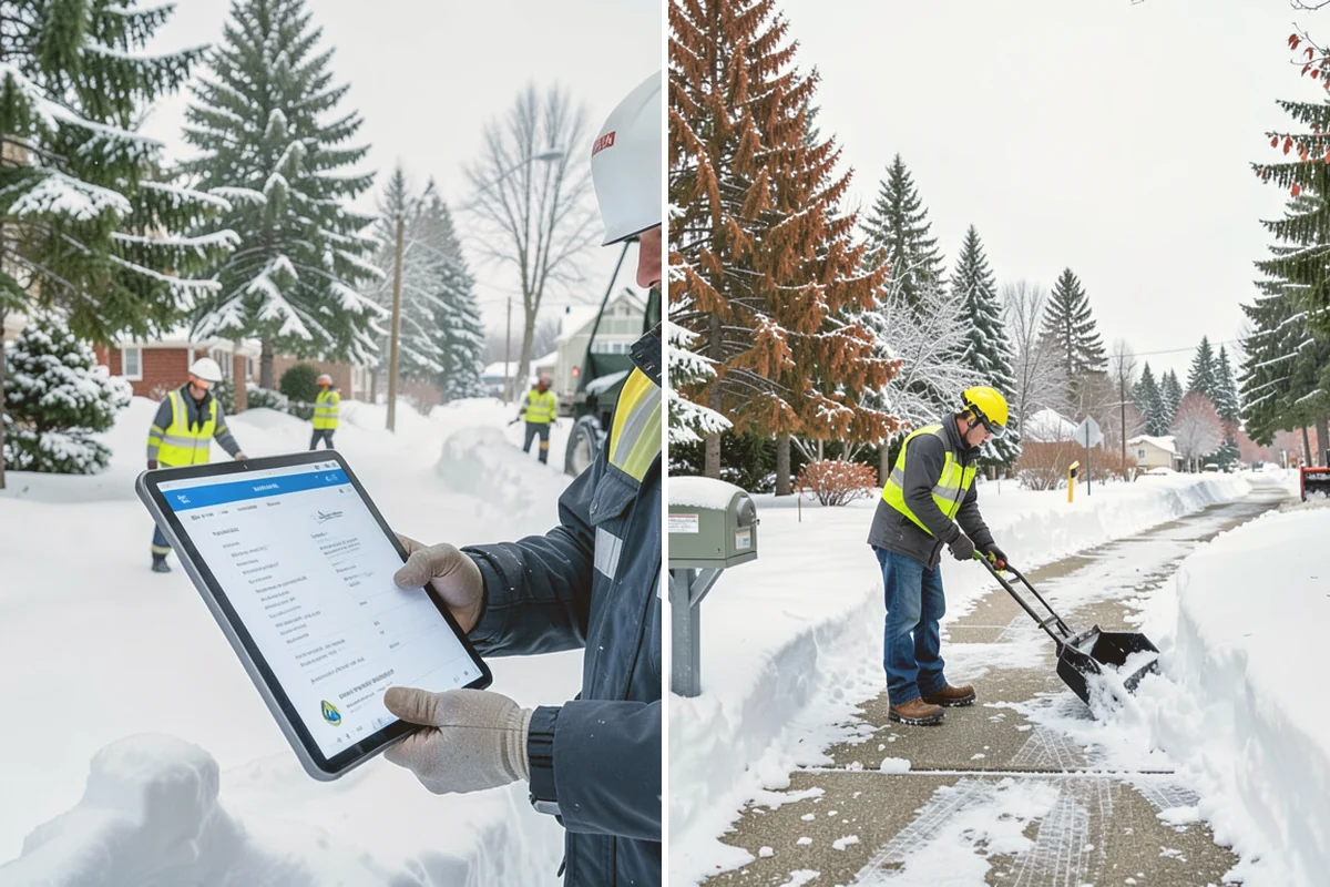 Grocery Store Snow Plowing in Lynnwood, Snohomish County, WA - Confirm store hours and receiving-dock schedule with management
