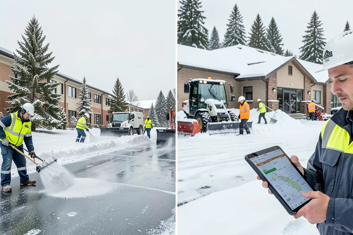 Grocery Store Snow Plowing in Maple Valley, King County, WA - Confirm store hours and receiving-dock schedule with management