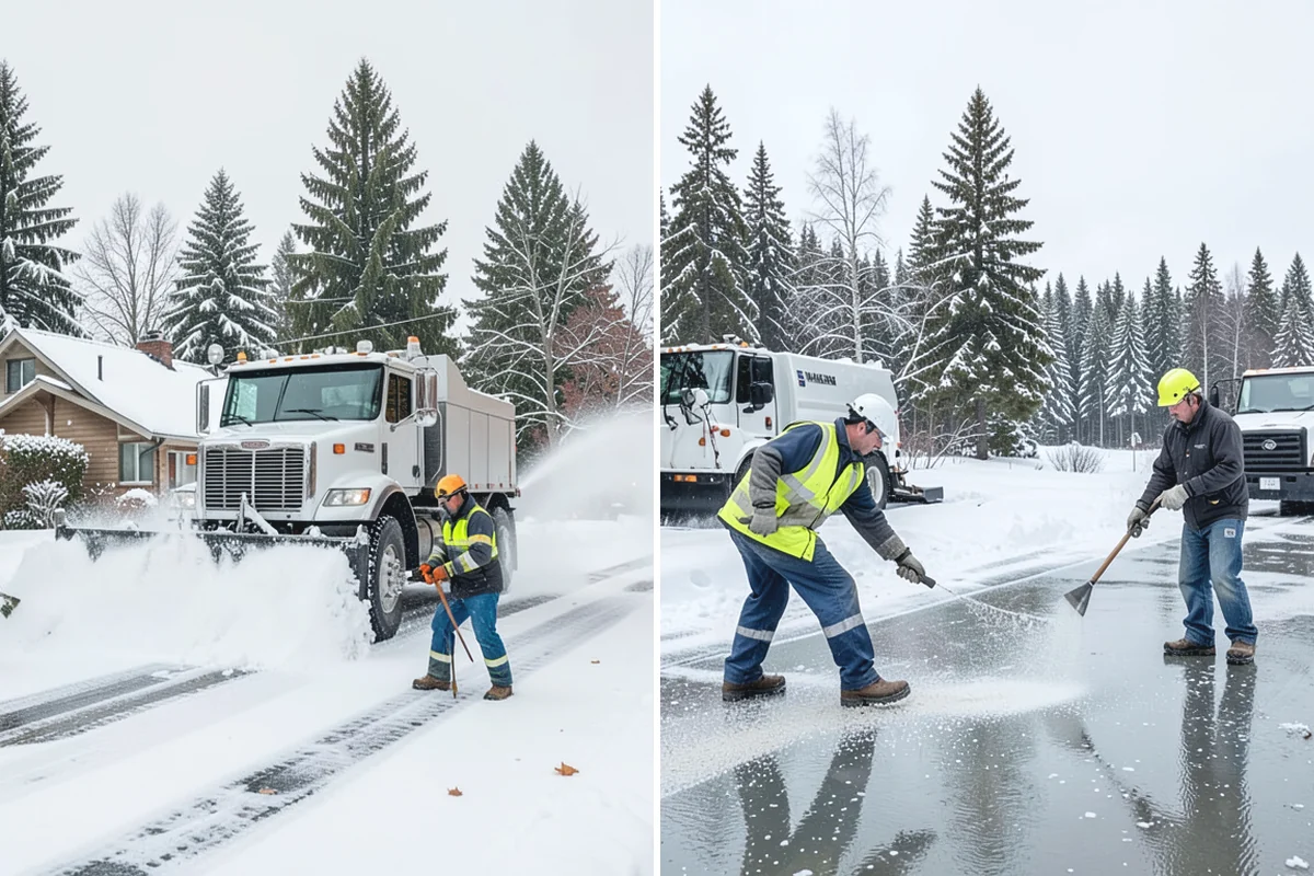 Grocery Store Snow Plowing in Medina, King County, WA - Confirm store hours and receiving-dock schedule with management