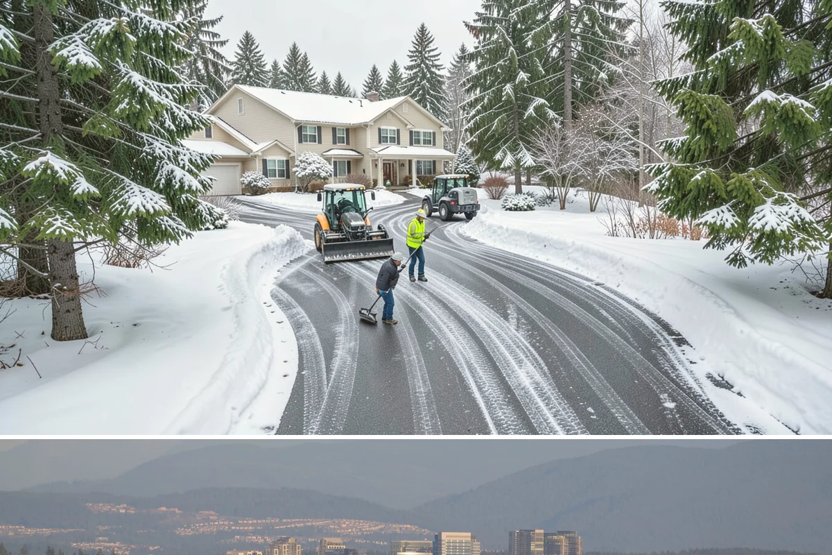 Grocery Store Snow Plowing in Medina, King County, WA - Line up service before winter so your store stays open through every pre-storm rush.