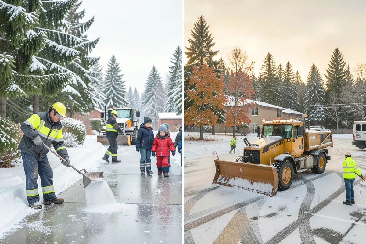 Grocery Store Snow Plowing in Mercer Island, King County, WA - Confirm store hours and receiving-dock schedule with management
