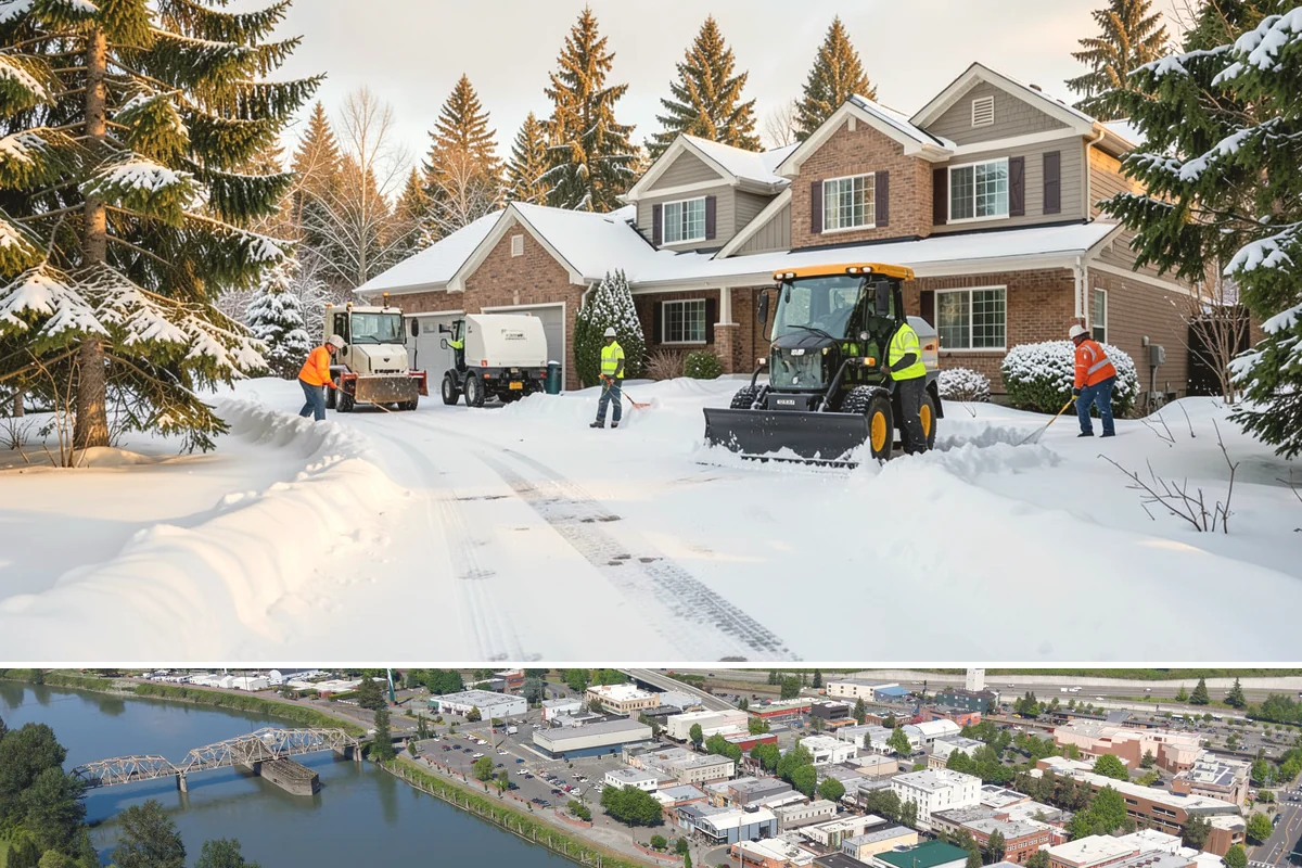 Grocery Store Snow Plowing in Mount Vernon, Skagit County, WA - Line up service before winter so your store stays open through every pre-storm rush.