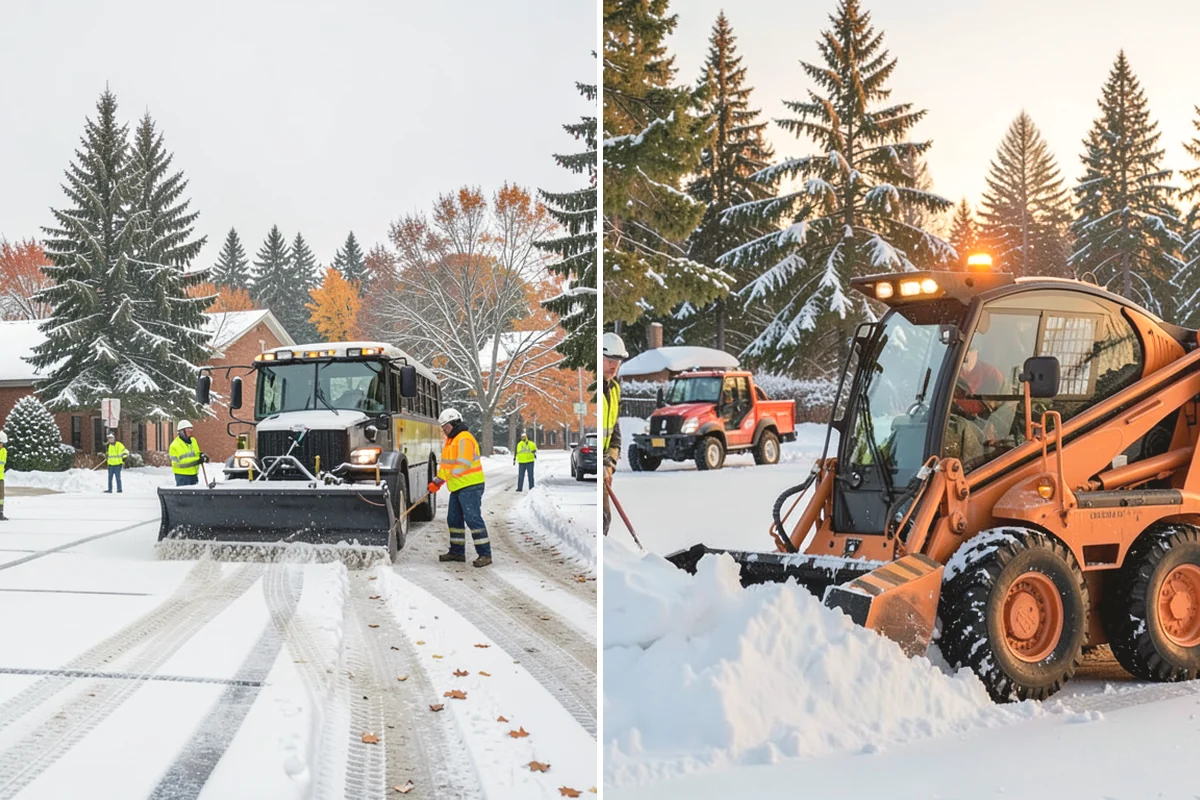 Grocery Store Snow Plowing in Mukilteo, Snohomish County, WA - Confirm store hours and receiving-dock schedule with management