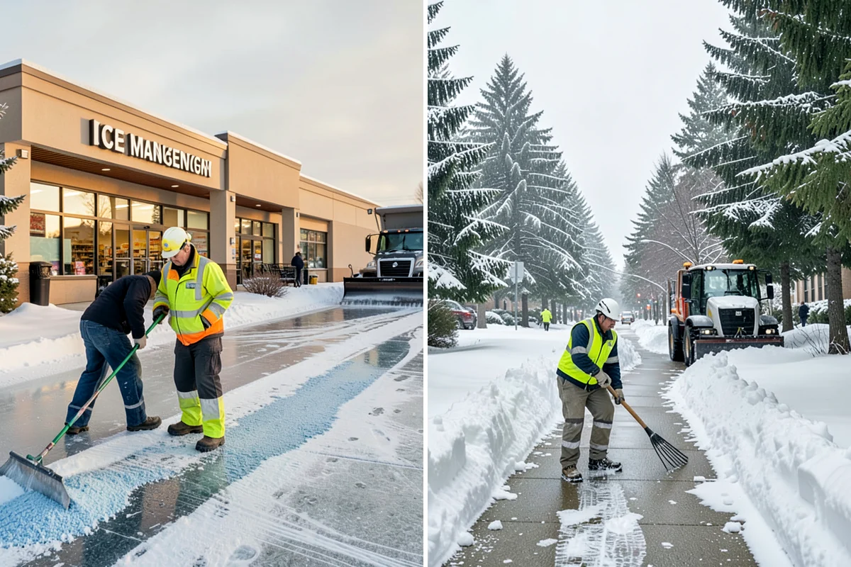 Grocery Store Snow Plowing in Normandy Park, King County, WA - Confirm store hours and receiving-dock schedule with management