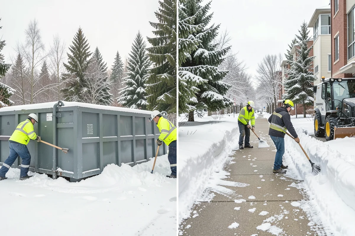 Grocery Store Snow Plowing in Oak Harbor, Island County, WA - Confirm store hours and receiving-dock schedule with management