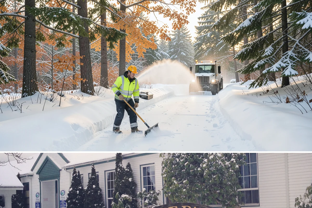 Grocery Store Snow Plowing in Pacific, King County, WA - Line up service before winter so your store stays open through every pre-storm rush.