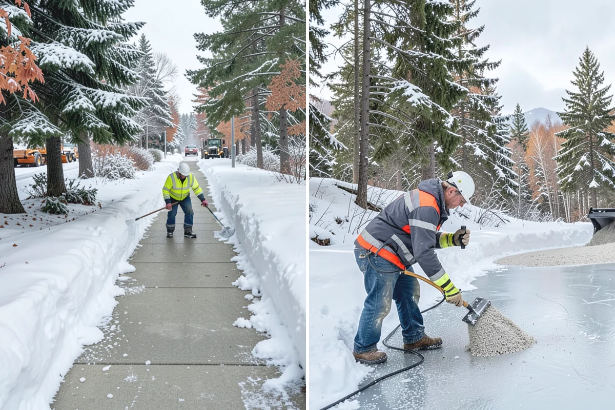 Grocery Store Snow Plowing in Renton, King County, WA - Confirm store hours and receiving-dock schedule with management