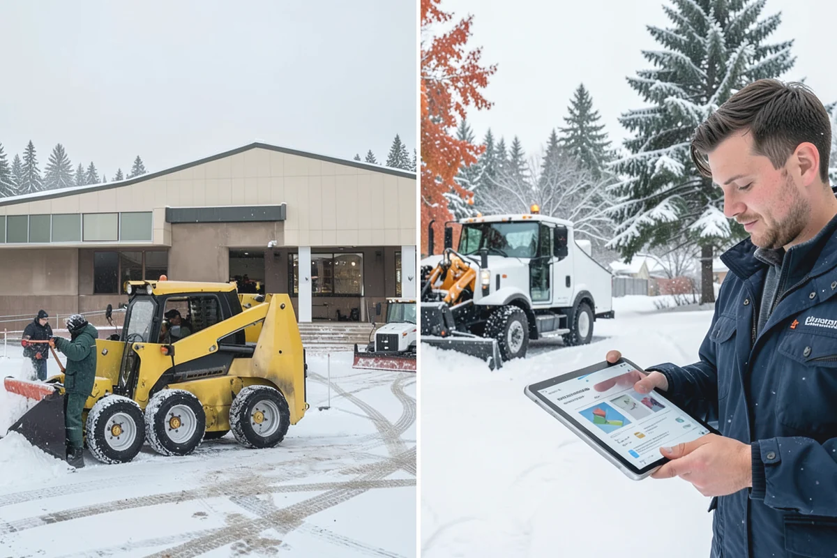 Grocery Store Snow Plowing in South Prairie, Pierce County, WA - Confirm store hours and receiving-dock schedule with management