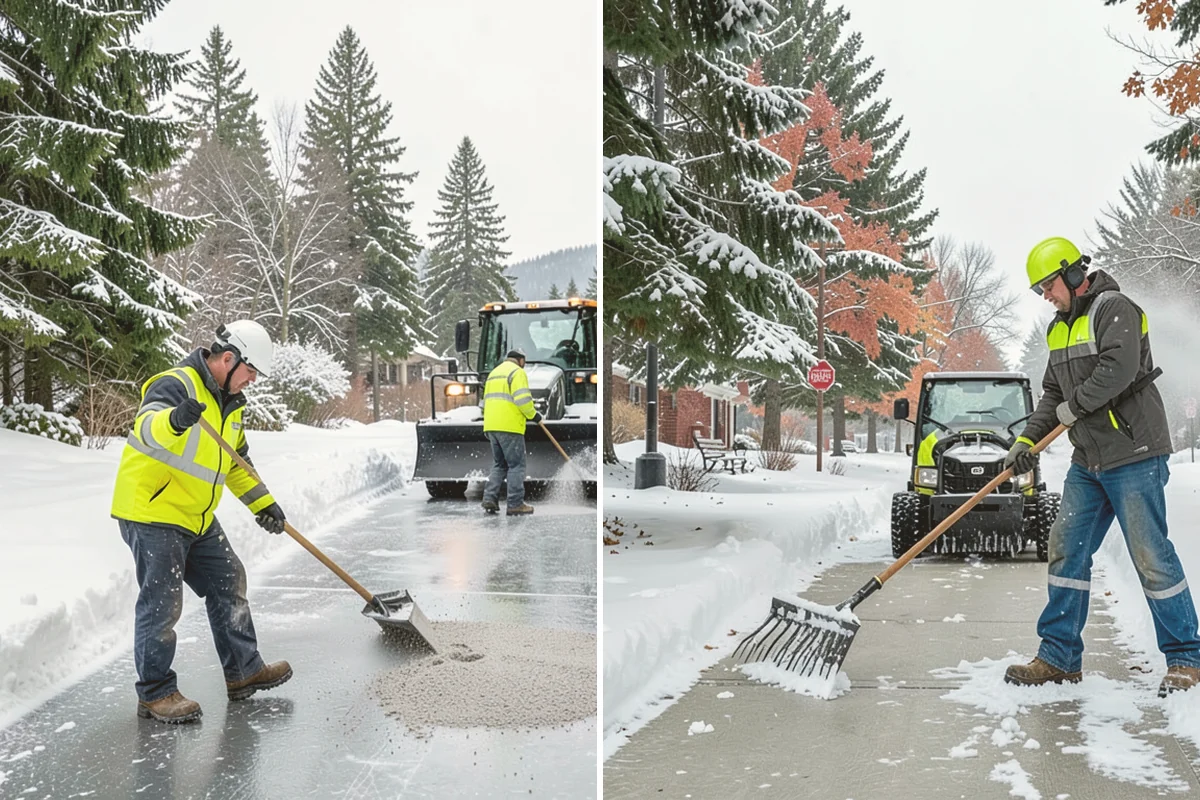 Grocery Store Snow Plowing in Stanwood, Snohomish County, WA - Confirm store hours and receiving-dock schedule with management