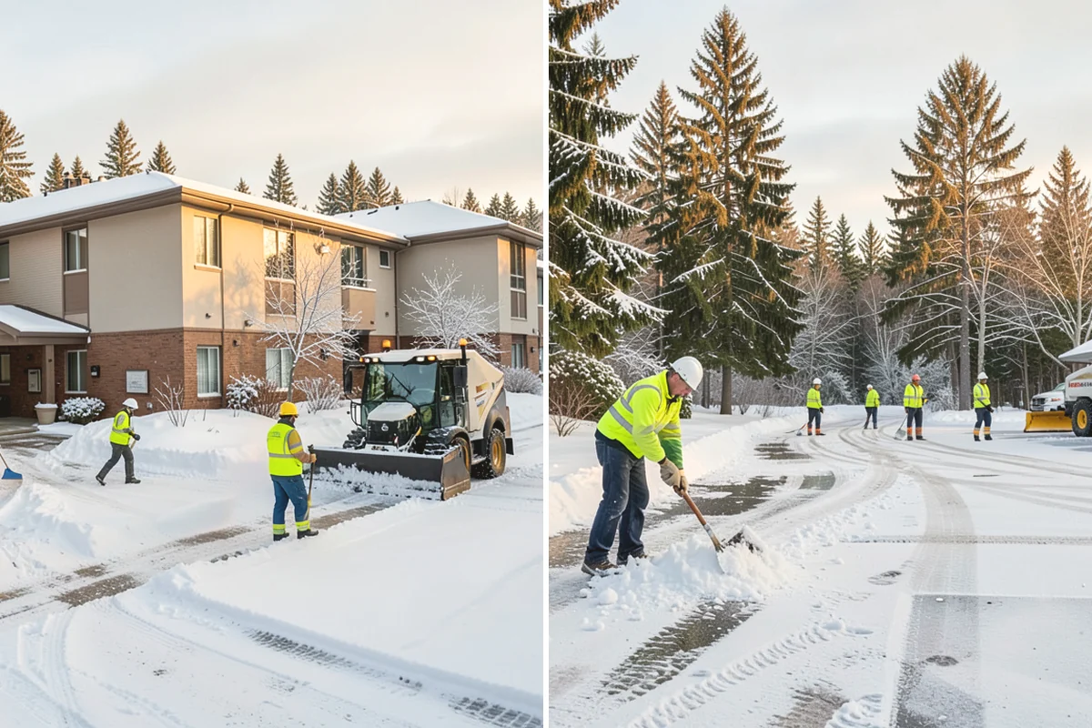 Grocery Store Snow Plowing in Steilacoom, Pierce County, WA - Confirm store hours and receiving-dock schedule with management