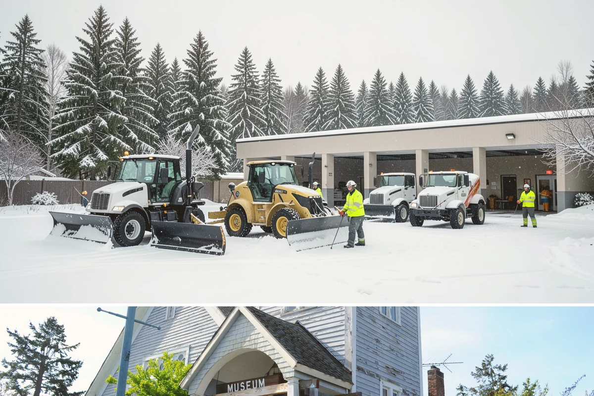Grocery Store Snow Plowing in Steilacoom, Pierce County, WA - Line up service before winter so your store stays open through every pre-storm rush.