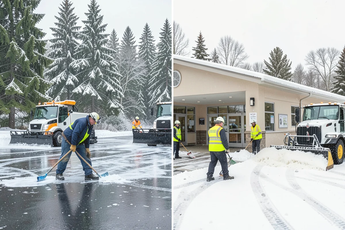 Grocery Store Snow Plowing in Tukwila, King County, WA - Confirm store hours and receiving-dock schedule with management