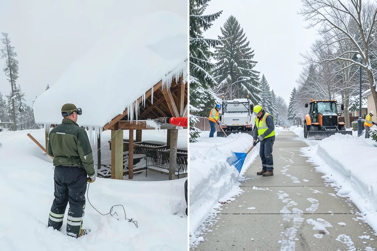 Grocery Store Snow Plowing in Woodinville, King County, WA - Confirm store hours and receiving-dock schedule with management