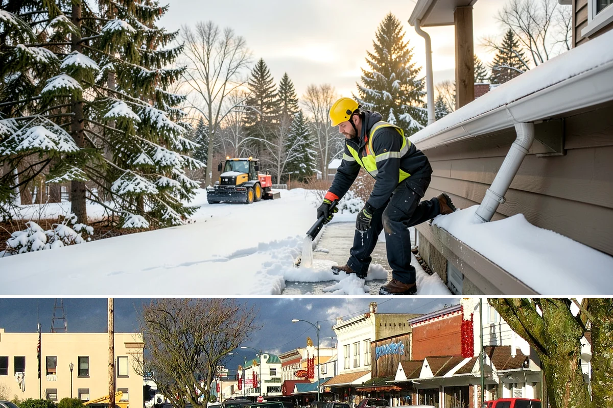 Gutter Heat Cable Installation in Arlington, Snohomish County, WA - Gutter heat cable installation is best done in fall before freeze-thaw weather begins clogging gutters with ice.