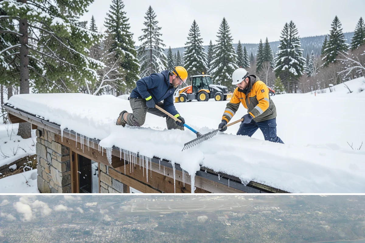 Gutter Heat Cable Installation in Burien, King County, WA - Gutter heat cable installation is best done in fall before freeze-thaw weather begins clogging gutters with ice.